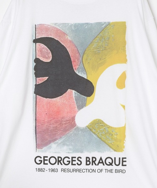 HEAR MY NAME（ヒアマイネーム）の「【EF(エフ)】アートT／GEORGES BRAQUE（MEN）（Tシャツ/カットソー・メンズ・ホワイト・MEDIUM/LARGE）」の6枚目の写真
