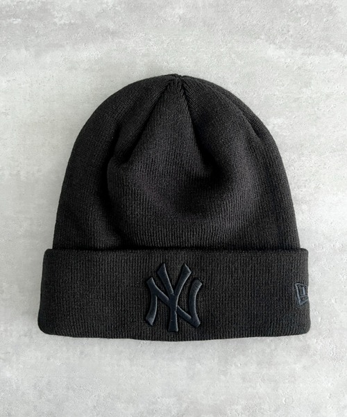 セール】NEW ERA (ニューエラ)/MLB ESSENTIAL CUFF BEANIE/ニット