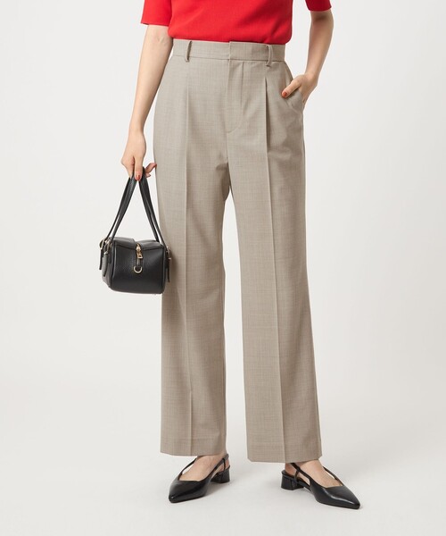 size SHORT/TALLあり］カチリラ ストレート パンツ -ウォッシャブル