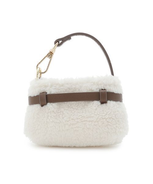 LILY BROWN（リリーブラウン）の「ミニマルバッグチャーム（キーホルダー・レディース・レオパード/アイボリー/チェック・F）」の9枚目の写真