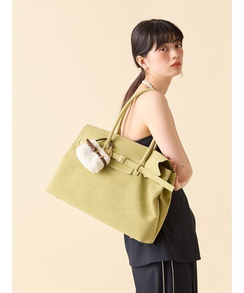 LILY BROWN（リリーブラウン）の「ミニマルバッグチャーム（キーホルダー・レディース・レオパード/アイボリー/チェック・F）」の17枚目の写真