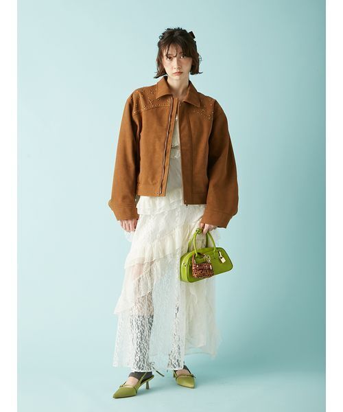 LILY BROWN（リリーブラウン）の「ミニマルバッグチャーム（キーホルダー・レディース・レオパード/アイボリー/チェック・F）」の22枚目の写真