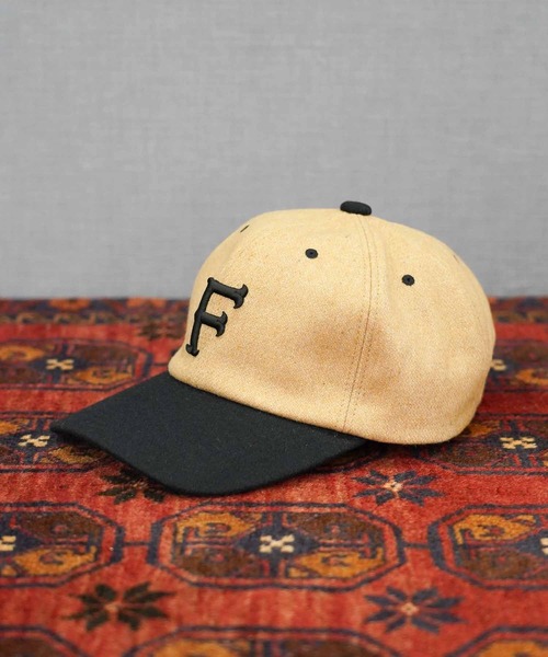 MRFATMAN(ミスターファットマン)の「F CAP WOOL(キャップ・メンズ・ブラック/ブルー/ネイビー/ワインレッド・M/L)」の2枚目の写真