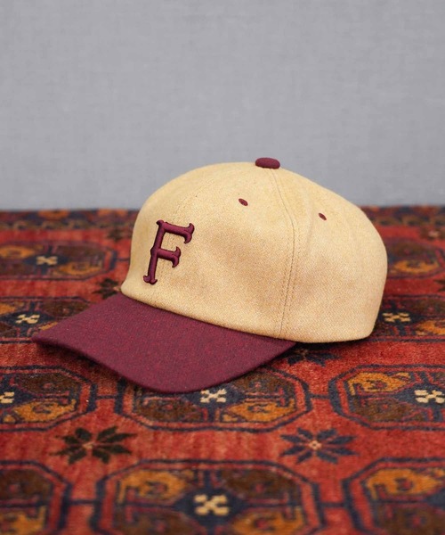 MRFATMAN(ミスターファットマン)の「F CAP WOOL(キャップ・メンズ・ブラック/ブルー/ネイビー/ワインレッド・M/L)」の4枚目の写真