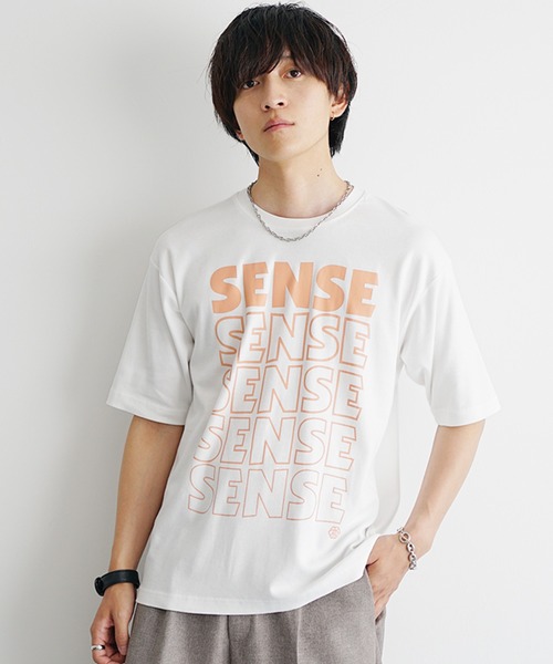 MinoriTY（マイノリティ）の「【MinoriTY】ソフトタッチ×厚手仕立て センスグラデーションアートロゴデザインTシャツ ボックスシルエット メンズ 半袖Tシャツ 夏服（Tシャツ/カットソー・メンズ・ホワイト系その他/スミクロ/ブラック系その他/オフホワイト・L/M/S）」の17枚目の写真