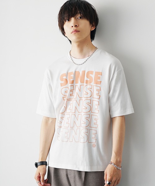 MinoriTY（マイノリティ）の「【MinoriTY】ソフトタッチ×厚手仕立て センスグラデーションアートロゴデザインTシャツ ボックスシルエット メンズ 半袖Tシャツ 夏服（Tシャツ/カットソー・メンズ・ホワイト系その他/スミクロ/ブラック系その他/オフホワイト・L/M/S）」の19枚目の写真