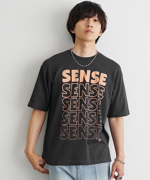 MinoriTY（マイノリティ）の「【MinoriTY】ソフトタッチ×厚手仕立て センスグラデーションアートロゴデザインTシャツ ボックスシルエット メンズ 半袖Tシャツ 夏服（Tシャツ/カットソー・メンズ・ホワイト系その他/スミクロ/ブラック系その他/オフホワイト・L/M/S）」の11枚目の写真