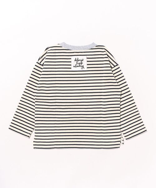 zuppa di zucca（ズッパ デ ズッカ）の「ボーダー長袖Ｔシャツ（Tシャツ/カットソー・キッズ・アイボリー・110cm/120cm/130cm）」の2枚目の写真