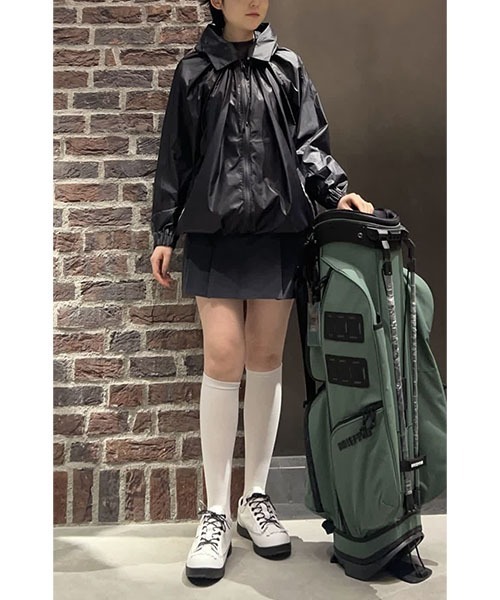 BRIEFING（ブリーフィング）の「【BRIEFING GOLF／ブリーフィングゴルフ】CL WOMEN'S SOFILETA NYLON PARKA（ナイロンジャケット・レディース・チャコール/ネイビー・S/M）」の3枚目の写真