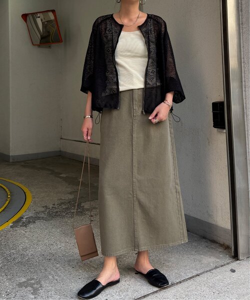 LBC（エルビーシー）の「レースジップ6分ブルゾン（ブルゾン・レディース・ブラック/ホワイト・M）」の17枚目の写真