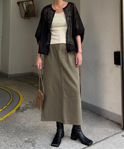 LBC（エルビーシー）の「レースジップ6分ブルゾン（ブルゾン・レディース・ブラック/ホワイト・M）」の18枚目の写真