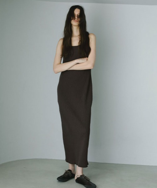 セール】ホールガーメントニットキャミワンピース（ワンピース）｜ETRE