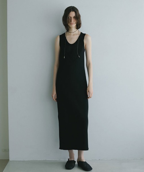 ホールガーメントニットキャミワンピース（ワンピース）｜ETRE TOKYO