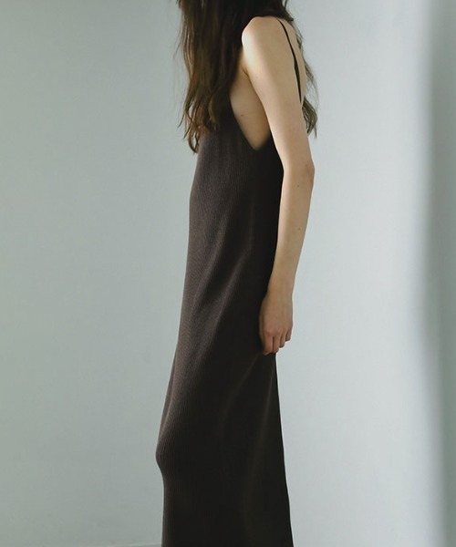 ホールガーメントニットキャミワンピース（ワンピース）｜ETRE TOKYO