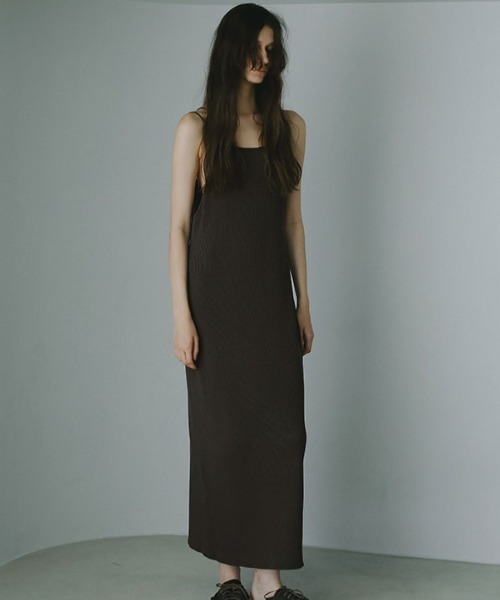 ホールガーメントニットキャミワンピース（ワンピース）｜ETRE TOKYO