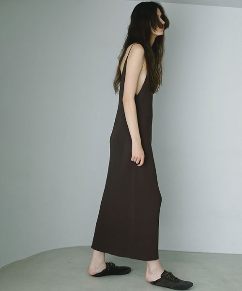 ホールガーメントニットキャミワンピース（ワンピース）｜ETRE TOKYO
