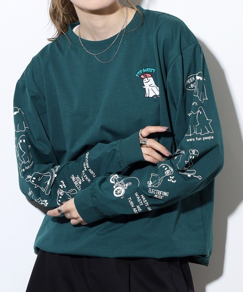 FUNALIVE(ファンアライブ)の「BF2 select ストレッチ天竺刺繍&プリントロングスリーブTシャツ(Tシャツ/カットソー・メンズ・C/D/A/B/G/H/E/F・L/M/LL)」の3枚目の写真