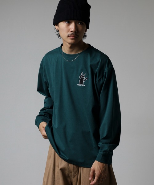 FUNALIVE(ファンアライブ)の「BF2 select ストレッチ天竺刺繍&プリントロングスリーブTシャツ(Tシャツ/カットソー・メンズ・C/D/A/B/G/H/E/F・L/M/LL)」の16枚目の写真