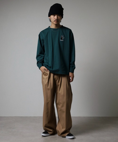 FUNALIVE(ファンアライブ)の「BF2 select ストレッチ天竺刺繍&プリントロングスリーブTシャツ(Tシャツ/カットソー・メンズ・C/D/A/B/G/H/E/F・L/M/LL)」の18枚目の写真