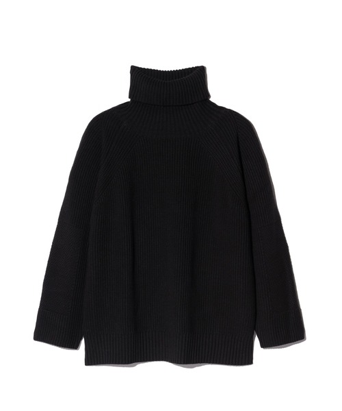 glamb(グラム)の「Sulman Turtle Neck Knit / サルマンタートルネックニット(ニット/セーター・メンズ・グレー/ブラック/カーキ・S/M/L)」の4枚目の写真