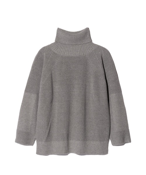 glamb(グラム)の「Sulman Turtle Neck Knit / サルマンタートルネックニット(ニット/セーター・メンズ・グレー/ブラック/カーキ・S/M/L)」の5枚目の写真