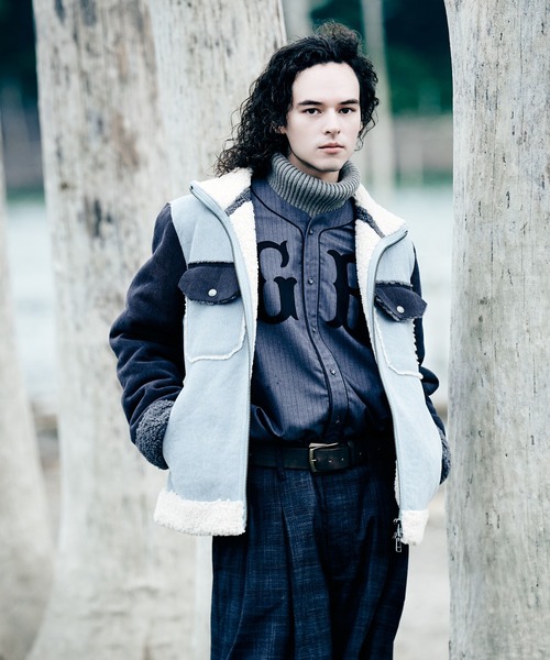 glamb(グラム)の「Sulman Turtle Neck Knit / サルマンタートルネックニット(ニット/セーター・メンズ・グレー/ブラック/カーキ・S/M/L)」の12枚目の写真