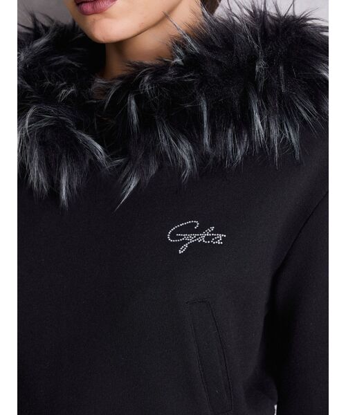 GYDA（ジェイダ）の「Gyda bijouファーパーカー（パーカー・レディース・ブラック/オフホワイト/グレー・FREE）」の20枚目の写真