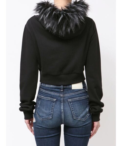 GYDA（ジェイダ）の「Gyda bijouファーパーカー（パーカー・レディース・ブラック/オフホワイト/グレー・FREE）」の17枚目の写真