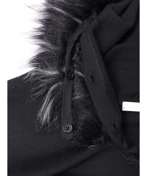 GYDA（ジェイダ）の「Gyda bijouファーパーカー（パーカー・レディース・ブラック/オフホワイト/グレー・FREE）」の11枚目の写真