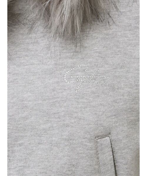 GYDA（ジェイダ）の「Gyda bijouファーパーカー（パーカー・レディース・ブラック/オフホワイト/グレー・FREE）」の7枚目の写真