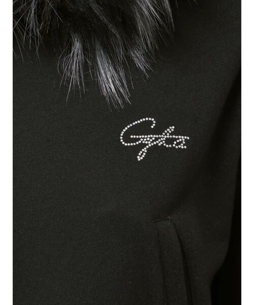 GYDA（ジェイダ）の「Gyda bijouファーパーカー（パーカー・レディース・ブラック/オフホワイト/グレー・FREE）」の6枚目の写真