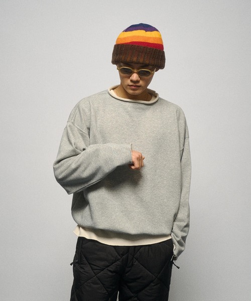 THE BOLDMAN（ザ ボールドマン）の「Cutoff Heavy Sweat / カットオフヘビースウェット（スウェット・メンズ・グレー/ブラック/ライトグレー・LARGE/MEDIUM）」の7枚目の写真