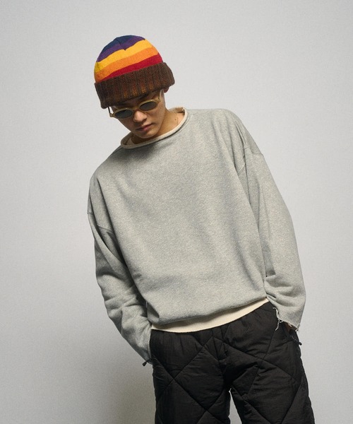 THE BOLDMAN（ザ ボールドマン）の「Cutoff Heavy Sweat / カットオフヘビースウェット（スウェット・メンズ・グレー/ブラック/ライトグレー・LARGE/MEDIUM）」の8枚目の写真