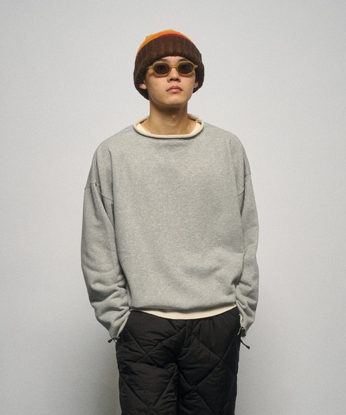 THE BOLDMAN（ザ ボールドマン）の「Cutoff Heavy Sweat / カットオフヘビースウェット（スウェット・メンズ・グレー/ブラック/ライトグレー・LARGE/MEDIUM）」の9枚目の写真