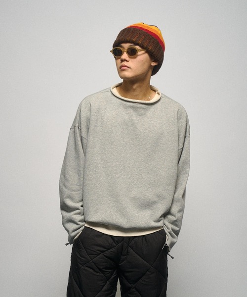 THE BOLDMAN（ザ ボールドマン）の「Cutoff Heavy Sweat / カットオフヘビースウェット（スウェット・メンズ・グレー/ブラック/ライトグレー・LARGE/MEDIUM）」の10枚目の写真