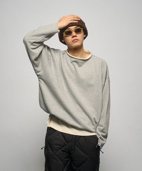 THE BOLDMAN（ザ ボールドマン）の「Cutoff Heavy Sweat / カットオフヘビースウェット（スウェット・メンズ・グレー/ブラック/ライトグレー・LARGE/MEDIUM）」の11枚目の写真