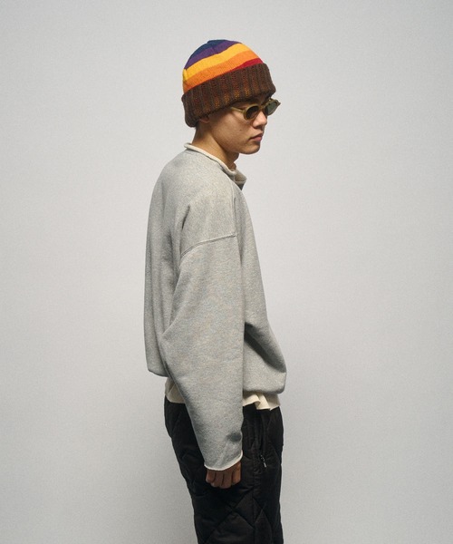 THE BOLDMAN（ザ ボールドマン）の「Cutoff Heavy Sweat / カットオフヘビースウェット（スウェット・メンズ・グレー/ブラック/ライトグレー・LARGE/MEDIUM）」の14枚目の写真