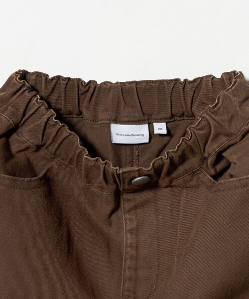 green label relaxing（グリーンレーベルリラクシング）の「マチツキ ツイル パンツ / キッズ  100cm-160cm（その他パンツ・キッズ・ターコイズブルー系/ブラウン系/オリーブ・160cm/140cm/150cm/100cm/120cm/130cm/110cm）」の19枚目の写真