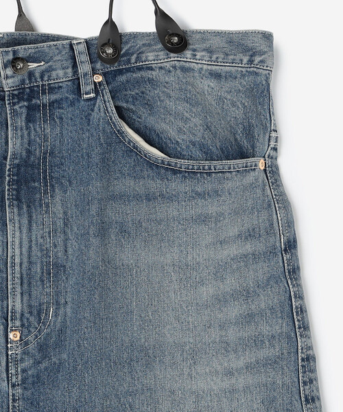 RhodolirioN | 5ポケットサスペンダーパンツ デニム WOMEN