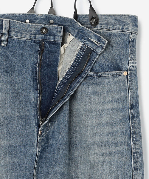 RhodolirioN | 5ポケットサスペンダーパンツ デニム WOMEN（デニム