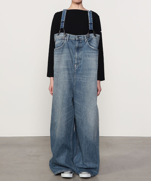 RhodolirioN | 5ポケットサスペンダーパンツ デニム WOMEN（デニム