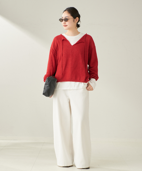 新品タグ付き　Plage アルパカMix STRING ニット アルパカMix STRING ニット（ニット/セーター）｜Plage