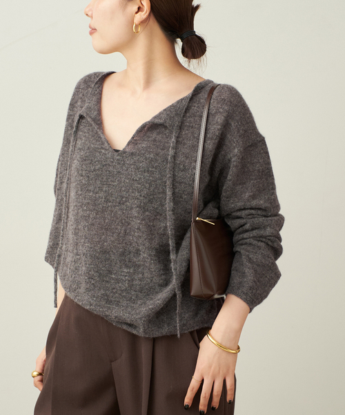 アルパカMix STRING ニット（ニット/セーター）｜Plage