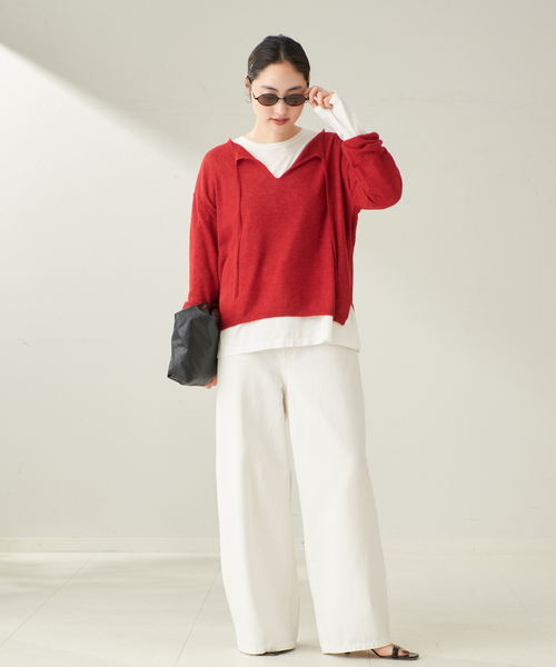 セール】アルパカMix STRING ニット（ニット/セーター）｜Plage