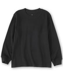 無印良品 | キッズ 両面起毛クルーネック長袖Tシャツ(Tシャツ/カットソー)