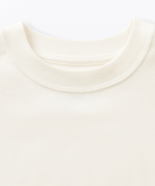 無印良品（ムジルシリョウヒン）の「キッズ　両面起毛クルーネック長袖Ｔシャツ（Tシャツ/カットソー・キッズ・ブラック/ブラック系/ネイビー系/ライトグリーン系/グレー系/オフホワイト・150/140/130/120/110）」の10枚目の写真