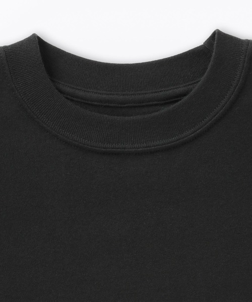 無印良品（ムジルシリョウヒン）の「キッズ　両面起毛クルーネック長袖Ｔシャツ（Tシャツ/カットソー・キッズ・ブラック/ブラック系/ネイビー系/ライトグリーン系/グレー系/オフホワイト・150/140/130/120/110）」の9枚目の写真