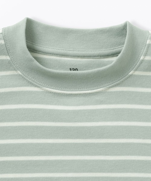 無印良品（ムジルシリョウヒン）の「キッズ　両面起毛クルーネック長袖Ｔシャツ（Tシャツ/カットソー・キッズ・ブラック/ブラック系/ネイビー系/ライトグリーン系/グレー系/オフホワイト・150/140/130/120/110）」の15枚目の写真