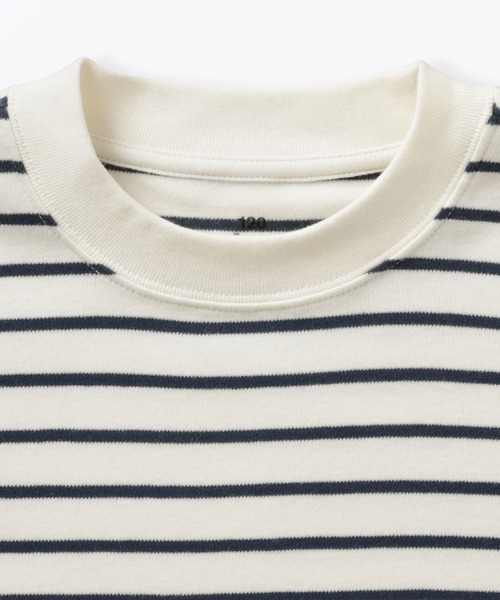 無印良品（ムジルシリョウヒン）の「キッズ　両面起毛クルーネック長袖Ｔシャツ（Tシャツ/カットソー・キッズ・ブラック/ブラック系/ネイビー系/ライトグリーン系/グレー系/オフホワイト・150/140/130/120/110）」の17枚目の写真