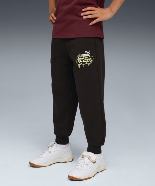 PUMA(プーマ)の「PUMA プーマ ボーイズ ミッド90S スウェットパンツ 120-160cm(その他パンツ・キッズ・ブラック/サックスブルー/ダークベージュ・120/130/140/150/160)」の2枚目の写真